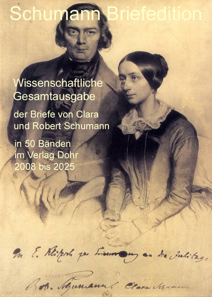 Gesamtausgabe der Briefe von Robert und Clara Schumann